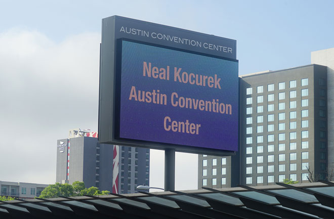 Photo of large outdoor marquee